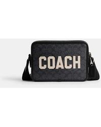 COACH - Charter Crossbody 24 In Signature With Graphic - Lyst