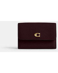 COACH - Essential Mini Trifold Wallet - Lyst