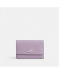COACH - Essential Medium Flap Wallet In Colorblock - Lyst