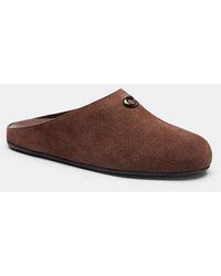 COACH - Sculpted C Soft Mule Shoes - Lyst