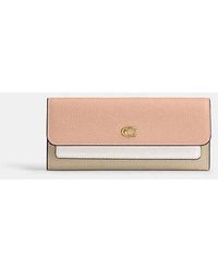 COACH - Mila Long Flap Wallet - Lyst