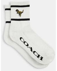 COACH - Rexy Quarter Crew Socks - Lyst