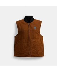 COACH - Work Vest - Lyst