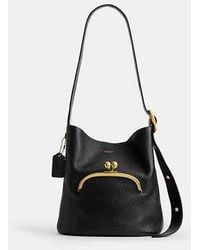 COACH - Bleecker Bucket Bag With Kisslock - Lyst