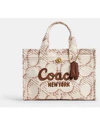 COACH - Cargo Tote Bag 26 With Signature Canvas - Lyst