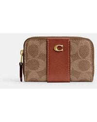 COACH - Essential Small Zip Around Card Case - Lyst