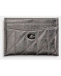 COACH - Essential Card Case With Quilting - Lyst