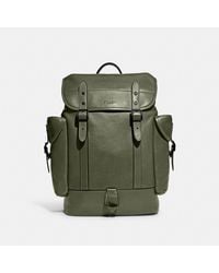 COACH Leather Hitch Backpack for Men | Lyst