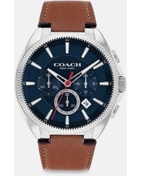 COACH - Chronograph Wristwatch With Date Window And Subdials For - Lyst