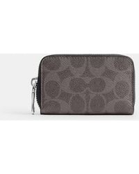 COACH - Small Zip Around Card Case - Lyst