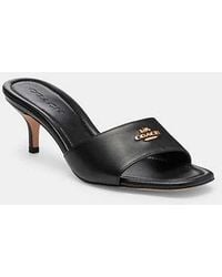COACH - Mule Kitten Heel - Lyst