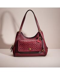 COACH - Upcrafted Lori Shoulder Bag With Snakeskin Detail - Lyst