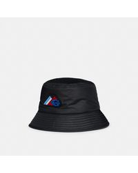 COACH Reversible Padded Bucket Hat - Black