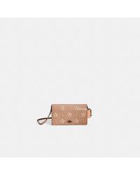COACH - Restored Hayden Foldover Crossbody Clutch With Tea Rose Knot - Lyst