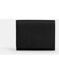COACH - Portamonete A Tre Ante - Lyst
