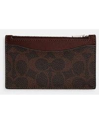 COACH - Portatessere Con Cerniera - Lyst