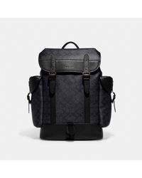 COACH Hitch Backpack 13 In Signature in Black for Men | Lyst