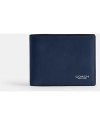 COACH - Slim Billfold Wallet - Lyst
