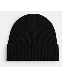 COACH - Knit Beanie - Lyst