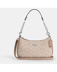 COACH - Teri Schultertasche Aus Signature-Canvas - Lyst