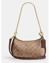 COACH - Mini Sac Bandoulière Teri En Toile Exclusive - Lyst