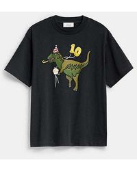 COACH - Rexy 10Th Birthday Relaxed T-Shirt - Lyst