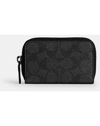 COACH - Small Zip Around Card Case - Lyst