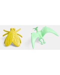 COACH - Fly Dinosaur Mismatch Brooch Set - Lyst