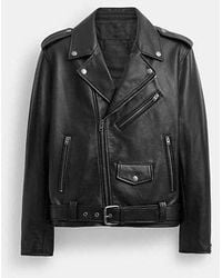 COACH - Moto Jacket - Lyst