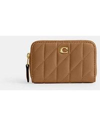 COACH - Essential Small Zip Around Card Case - Lyst