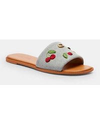 COACH - Holly Sandal With Cherries - Lyst