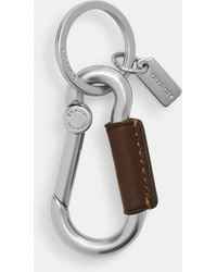 COACH - Carabiner Key Ring - Lyst