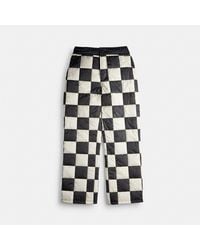 COACH - Topia Loop Puffer Pants With Checkerboard Quilting - Lyst