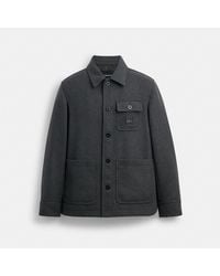 COACH - Shirt Jacket - Lyst