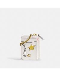 COACH - Essential Chain Card Case With Sketch Print - Lyst