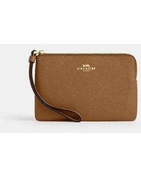 COACH - Corner Zip Wristlet - Lyst