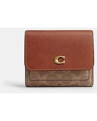 COACH - Mila Small Flap Wallet - Lyst