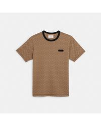 COACH Essential T Shirt In Organic Cotton - Multicolor