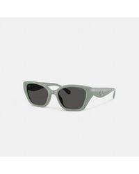 COACH - C Hardware Square Cat Eye Sunglasses - Lyst