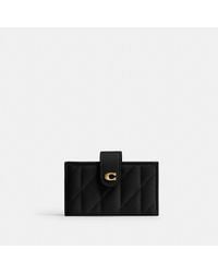 COACH - Essential Multi Card Holder With Pillow Quilting - Lyst