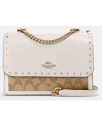 COACH - Bolso Cruzado Klare En Lona De La Firma - Lyst