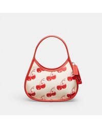 COACH - Ergo Bag In Topia Leather With Cherry Print - Lyst