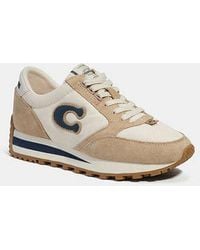 COACH - Runner Suede and Shell Trainers - Lyst