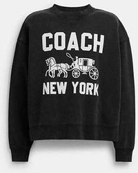 COACH - Sweatshirt Mit Horse And Carriage - Lyst