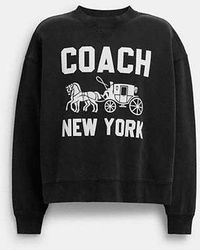 COACH - Horse And Carriage Sweatshirt - Lyst