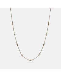 COACH Classic Pearl Necklace - Multicolor