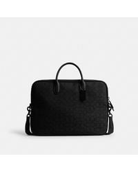 【COACH】 メンズ＊本革製ビジネスバッグ＊CALEB Work Bag CY769 COACH® Outlet | Caleb Work Bag In Signature Canvas