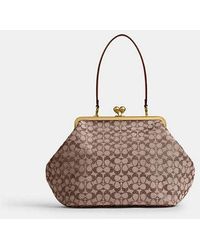 COACH - Large Kisslock Frame Bag - Lyst