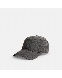 COACH - Signature Jacquard Baseball Hat - Lyst