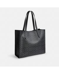 COACH Billy Reid Warrior Tote in Suede in Blue for Men | Lyst
